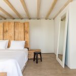 Double bedroom with wooden design