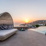 Warm sunset from villa Daloli