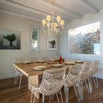 Dining table at the deluxe vacation home