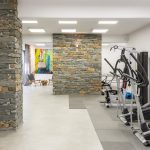 Private gym with modern design