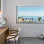 ultra-modern Cycladic aesthetics bedroom