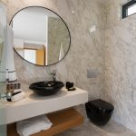 En suite bathroom with high quality marbles