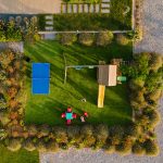 playground with table tennis