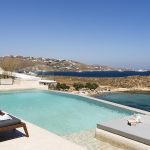 Morning swim in the infinity pool