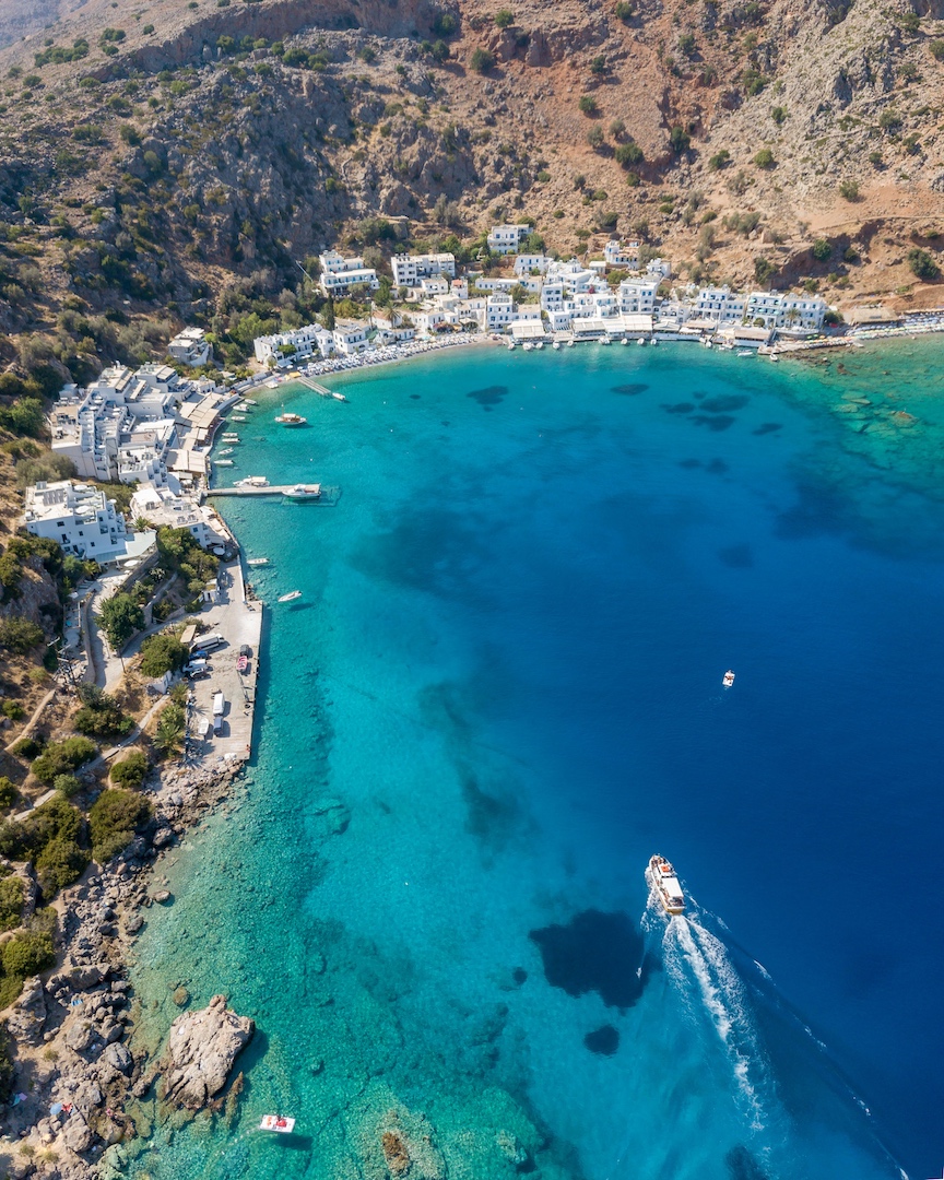 Loutro beach in Crete