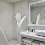 luxury bathroom at villa nafsika