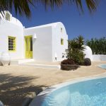 pool deck at villa Yellow