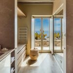Luxury bathroom with wooden