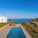 Pool sea and rocky terrain