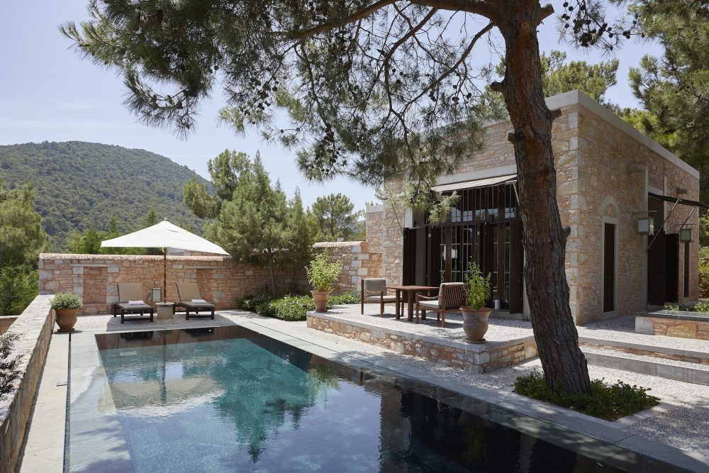 Pool Pavilion – Sea view