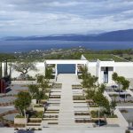 Panoramic view of the entrance villa 20