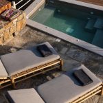 Relax at the stone villa by the jacuzzi