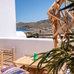 veranda with wooden furniture