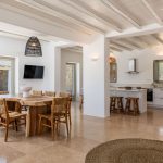 Design of the common indoor spaces in villa Mati