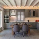 Beautifully designed kitchen at villa Kele in Mykonos