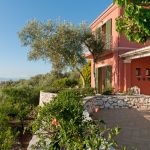 garden at villa Camelia in Lefkada