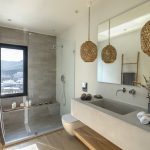 luxury bathroom in the master bedroom