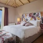 Master bedroom at villa Camelia in Lefkada