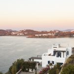 view of the Aegean Sea from villa Athena