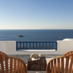 private balcony with sea view