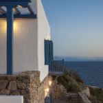 Cycladic architecture at the luxury villa Ambrosia in Mykonos