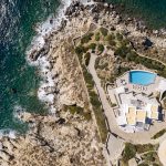 Luxury beachfront villa and helipad
