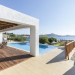 pool deck and view of the sea