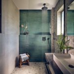 En-suite bathroom with shower at villa marietta