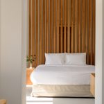Double bedroom with wooden design