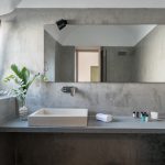 Stylish bathroom at villa Capo