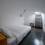 Bedroom downstairs at villa Capo