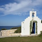 chapel next to the sea in Paros for a perfect wedding