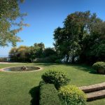 Beautifully manicured lawns