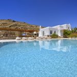 Infinity pool at the luxury villa Zeus