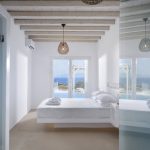 master bedroom with white details