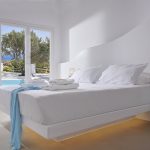 double bedroom in the villa in Mykonos