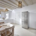 Spacious kitchen at villa Meropi