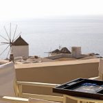 Playing board games with view to Oia