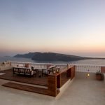 Relax at the outdoor lounge with infinity view of the sunset