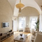 Classy living room in villa Captain