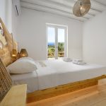 Double bedroom with wooden elements