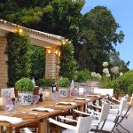 Dining area outdoors