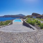 pool deck with Caldera view