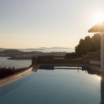 Sunset at villa Hope in Mykonos