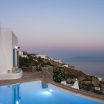 Sunsets at villa Hope in Mykonos