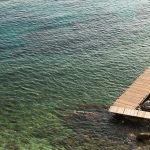 private jetty at villa Hope