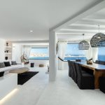 Spacious living spaces in the villa Dorus