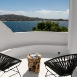 Private balcony in the double bedroom