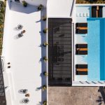 Villa Dorus pool and terraces in Mykonos