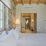 Double bedroom with wooden details